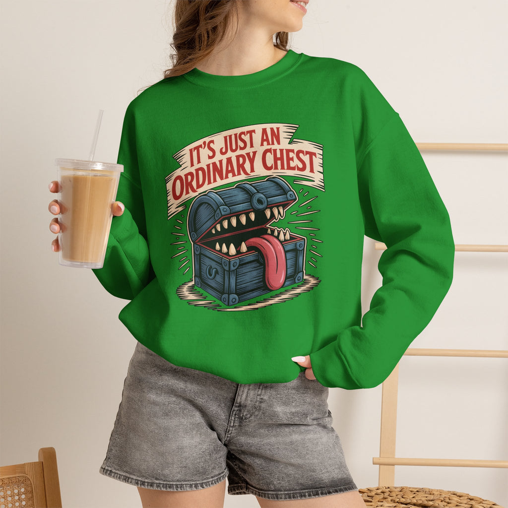 "It's Just An Ordinary Chest" — Mimic monster Sweatshirt