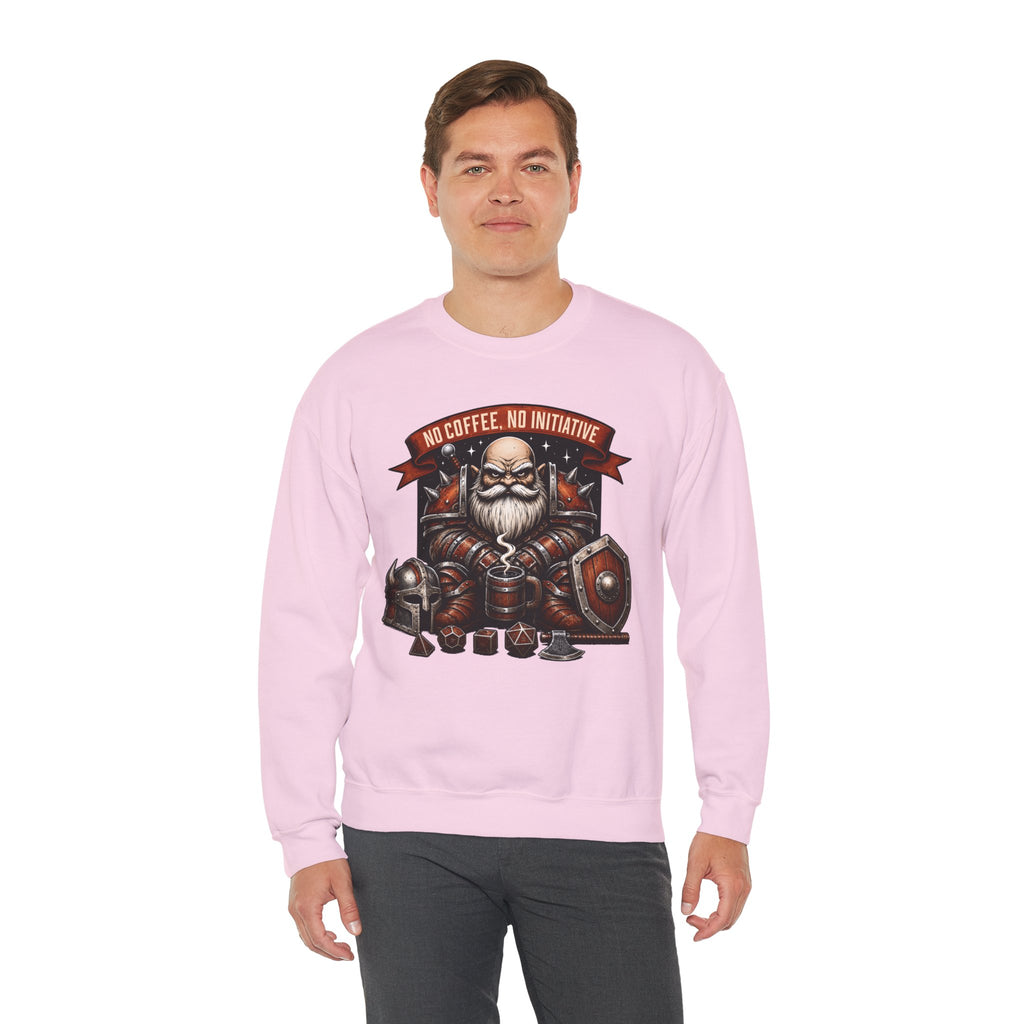 No Coffee, No Initiative | Fantasy RPG Sweatshirt